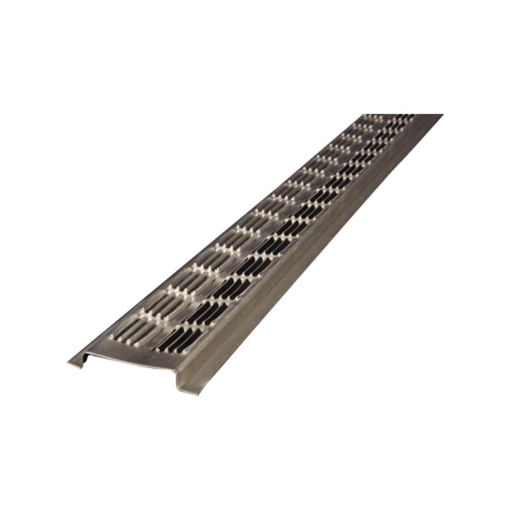 105MIL LOMANCO 2-3/4" x 8 Ft. Mill Aluminum Continuous Soffit Vent