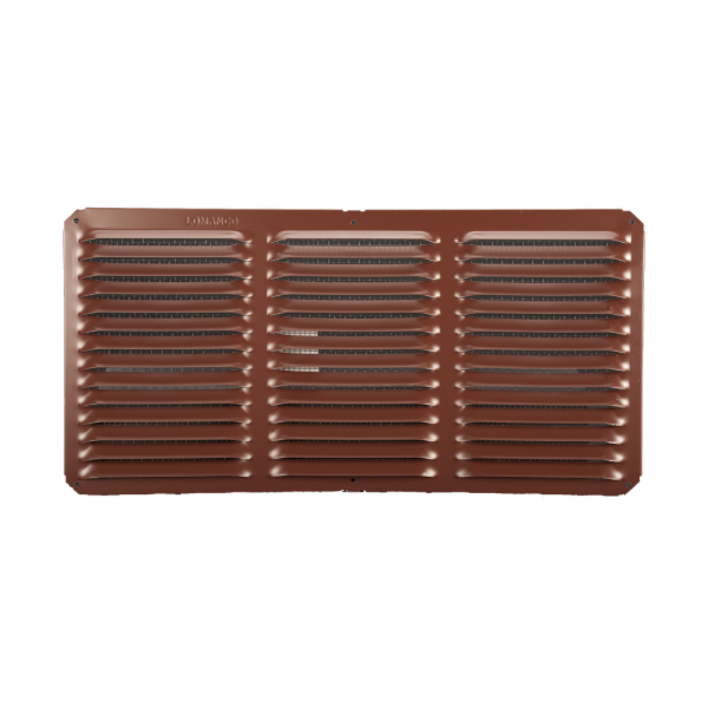 C816BRN LOMANCO 16" x 8" Brown Aluminum Soffit Vent