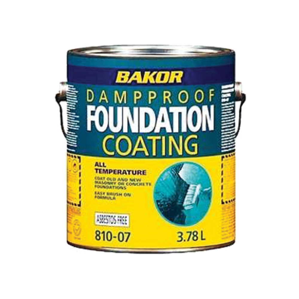 810-07-4 BAKOR 3.78 L Non-Fibered Roof & Foundation Coating