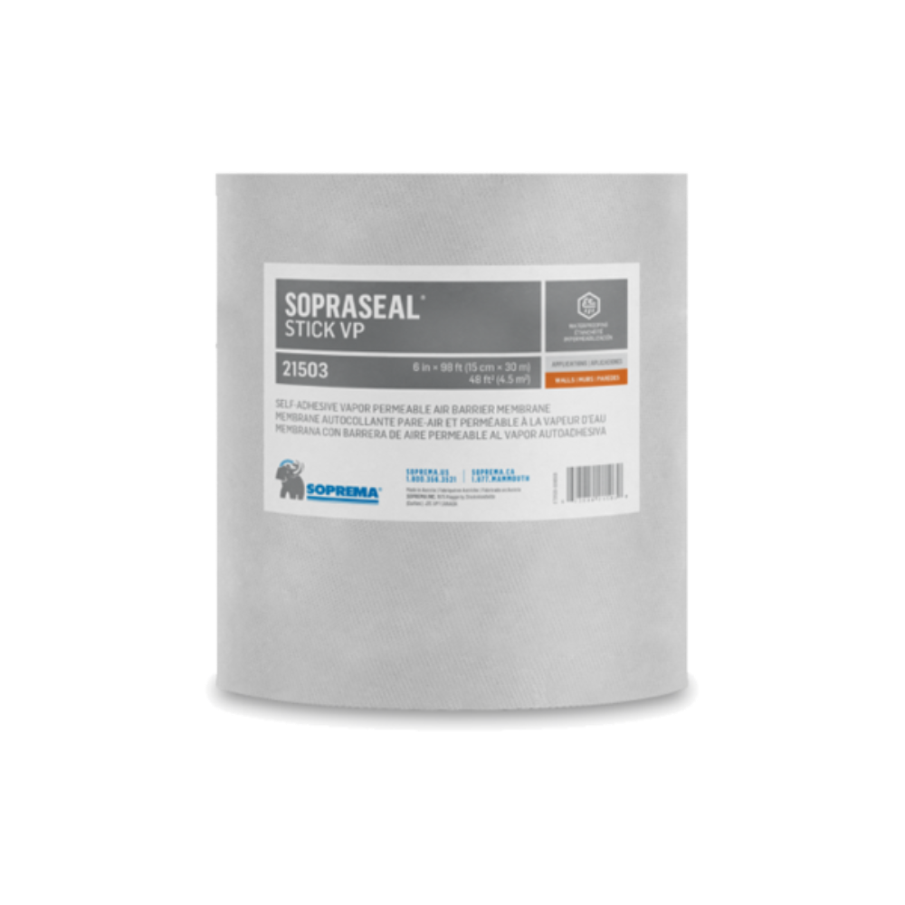 21503 SOPREMA 6" x 98 Ft. Sopraseal Stick VP Air Barrier