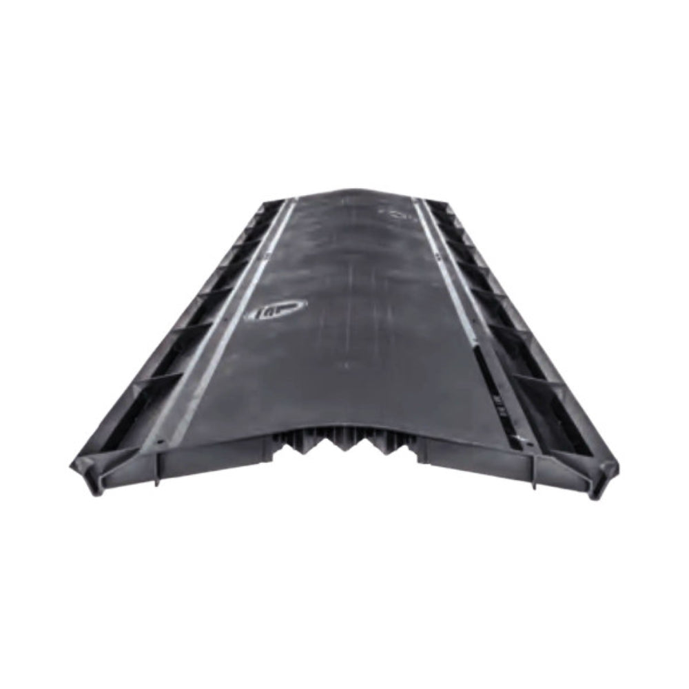 OR4-N LOMANCO 4 Ft. Black OmniRidge Shingle-Over Ridge Vent with Nails