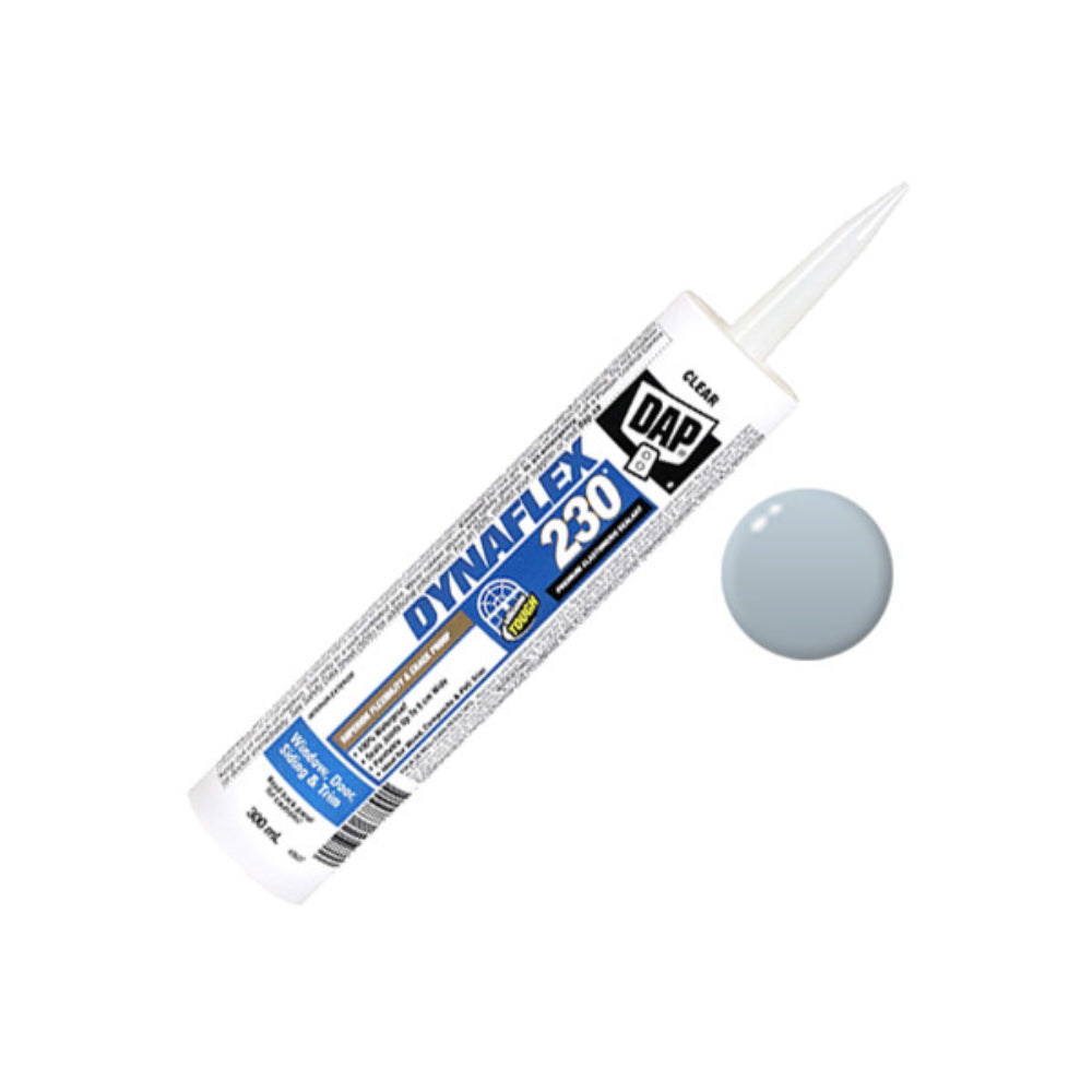 DAP DYNAFLEX 230 Premium Elastomeric Sealant | 300 mL Clear