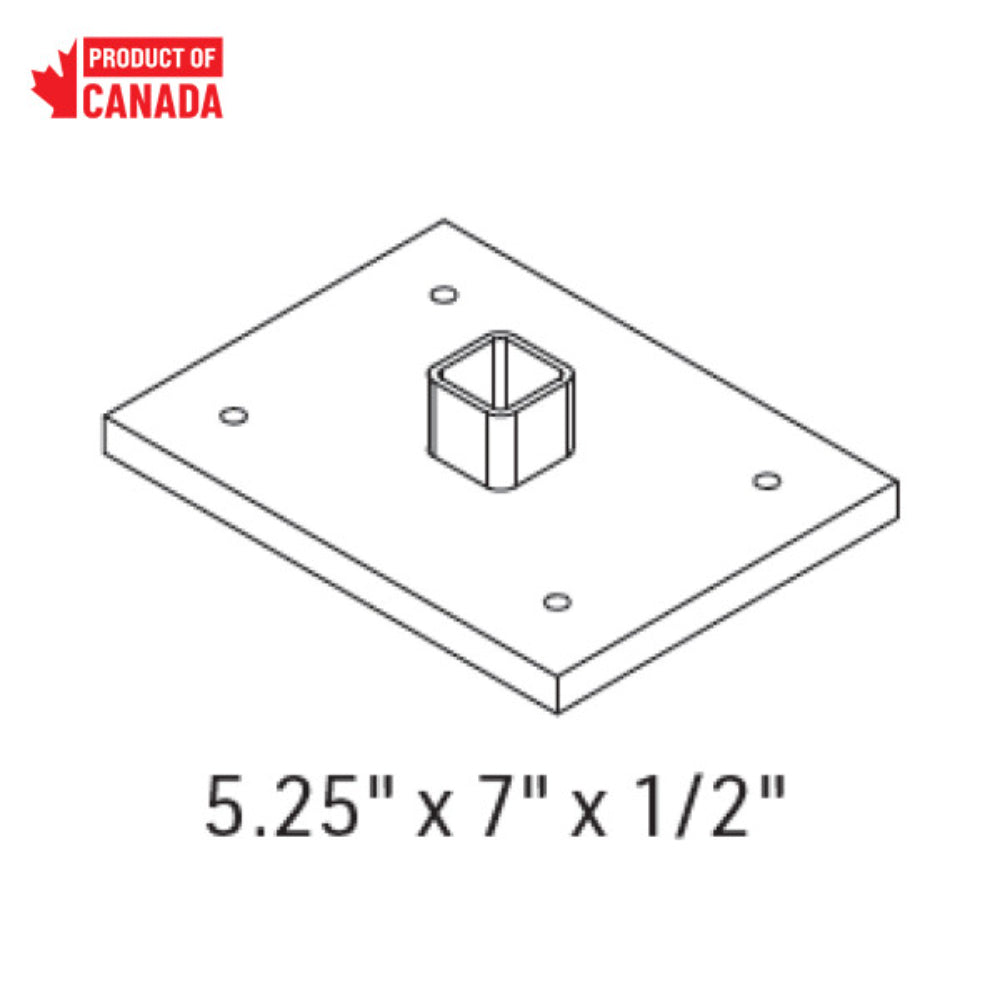 MiTek PKC 5.25" x 7" x 0.5" Plate Kit C