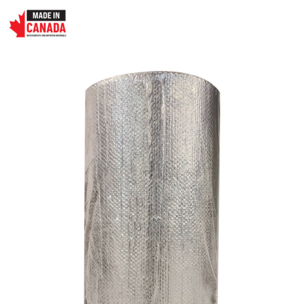 WEATHERSHIELD Double Bubble Under Concrete Foil Insulation | 48" x 125 Ft. | 500 Sq. Ft.