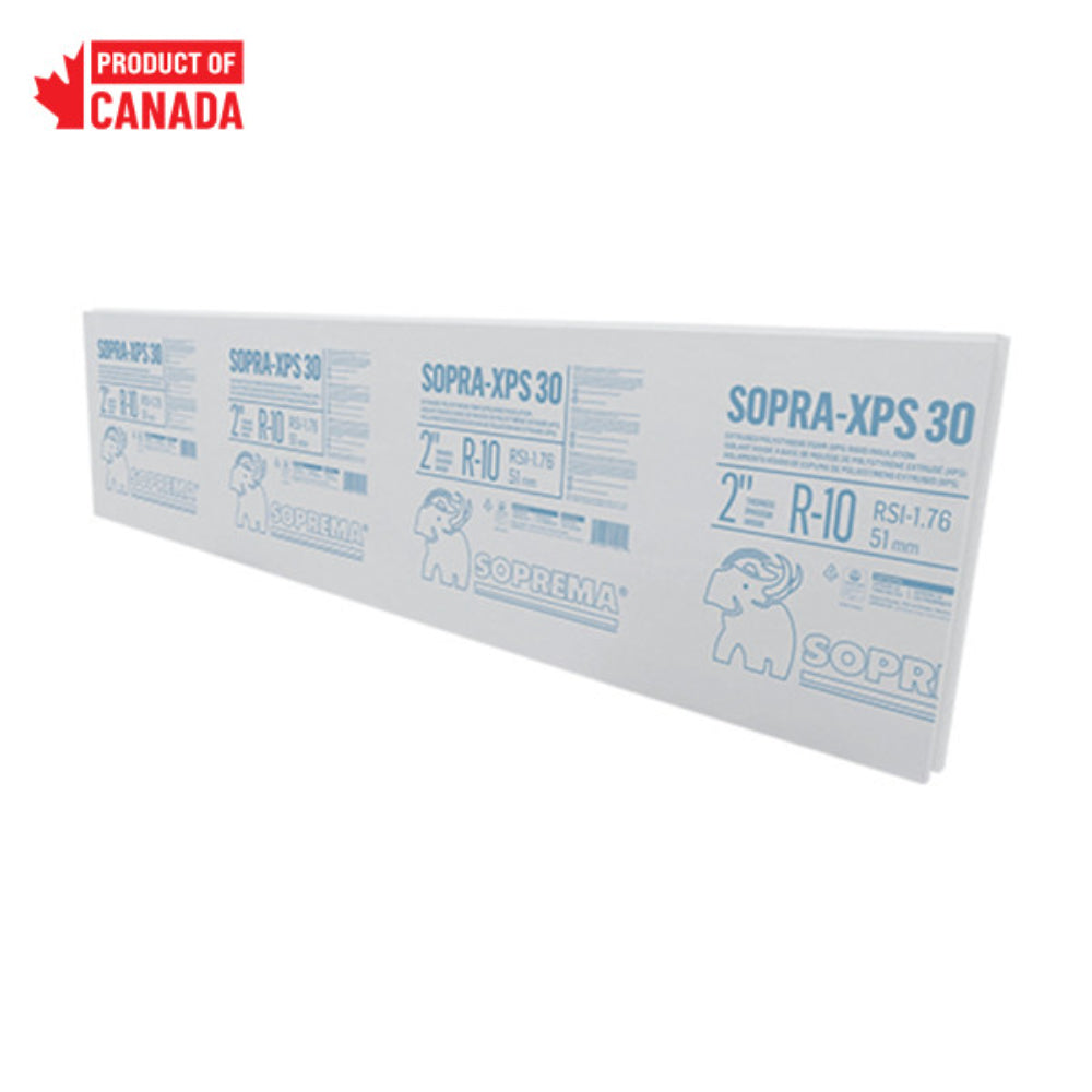 SOPREMA SOPRA-XPS 30 XPS Insulation Board | 3" x 2' x 8' | Shiplap