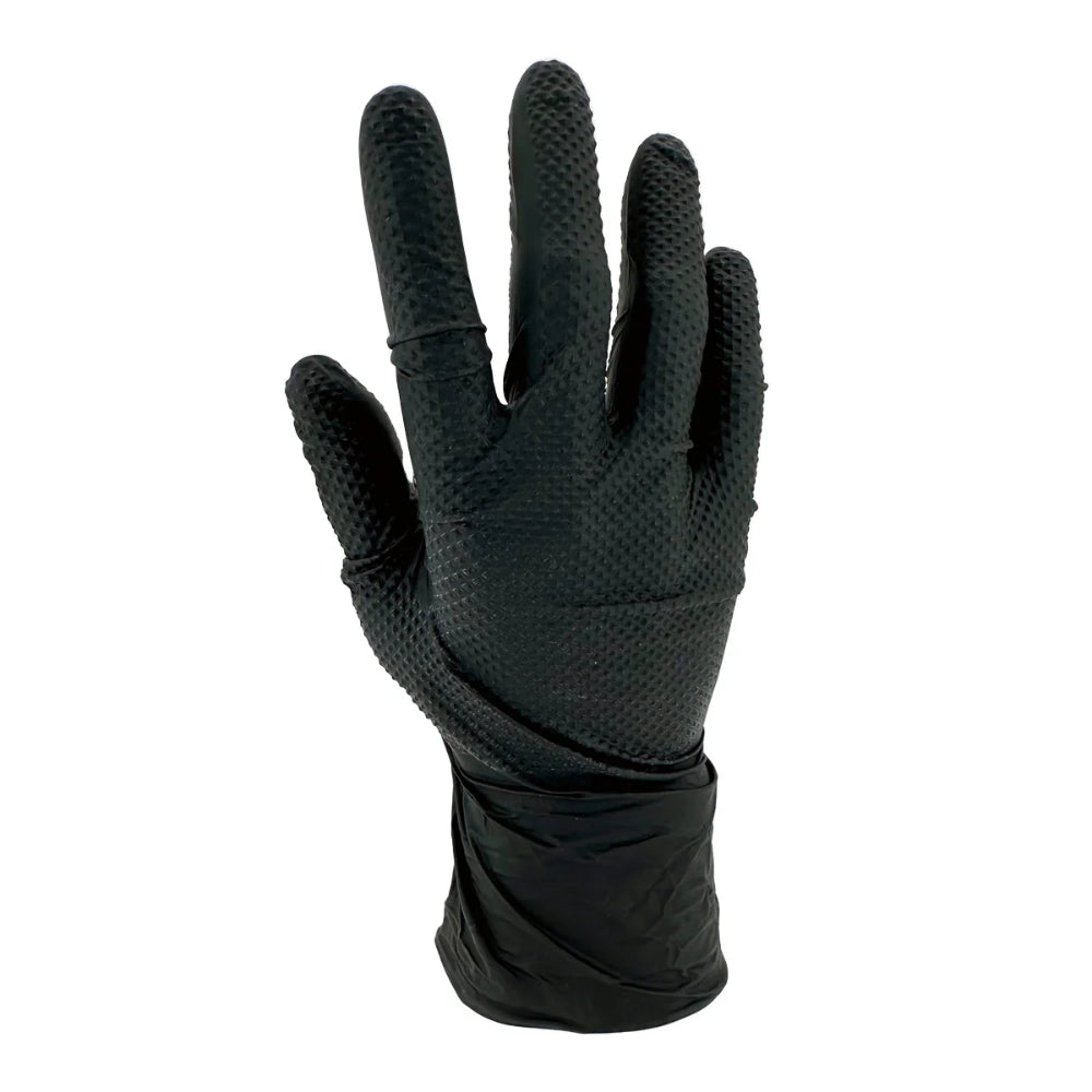 Black Nitrile Gloves HD/PF 8 Mil | Disposable 100/Box