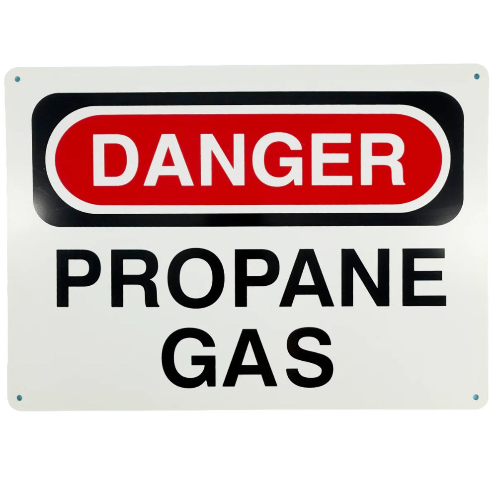 Danger Propane Gas Sign | Flammable Gas Hazard Warning Sign