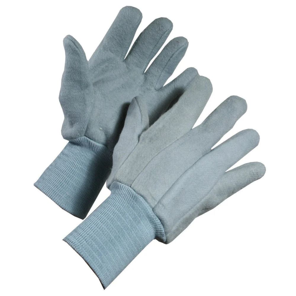 Forcefield Green Primate Fleece Work Gloves with Knit Wrist