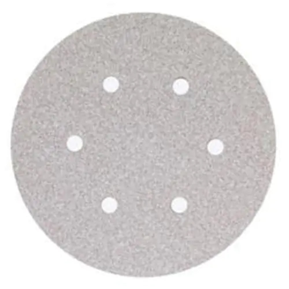 6-Inch Hook & Loop Vacuum Sanding Discs, 150 Grit, Aluminum Oxide, B-Weight Paper