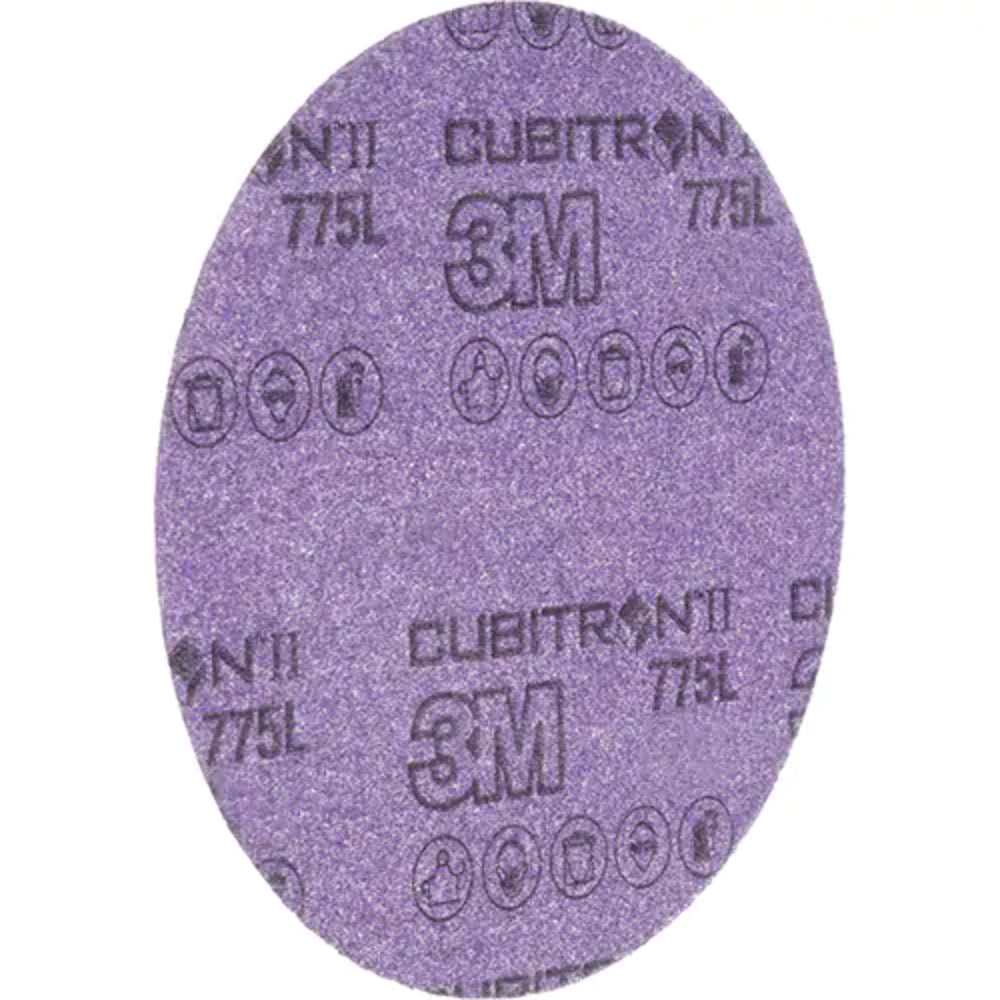 3M Cubitron II Hookit 775L Film Sanding Disc, 6-Inch, 400+ Grit, Ceramic, 3 mil