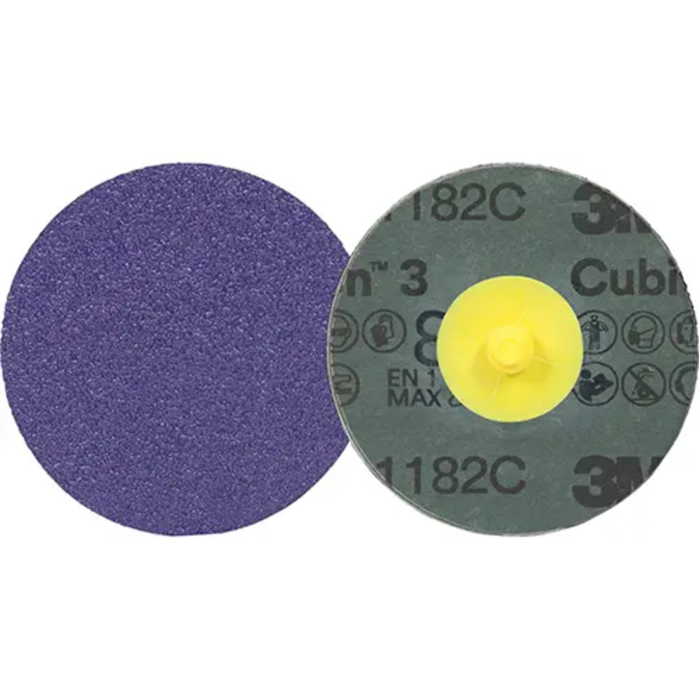 3M™ Cubitron™ 3 Roloc™ Fibre Disc 1182C | 2" | 80+ Grit | Ceramic