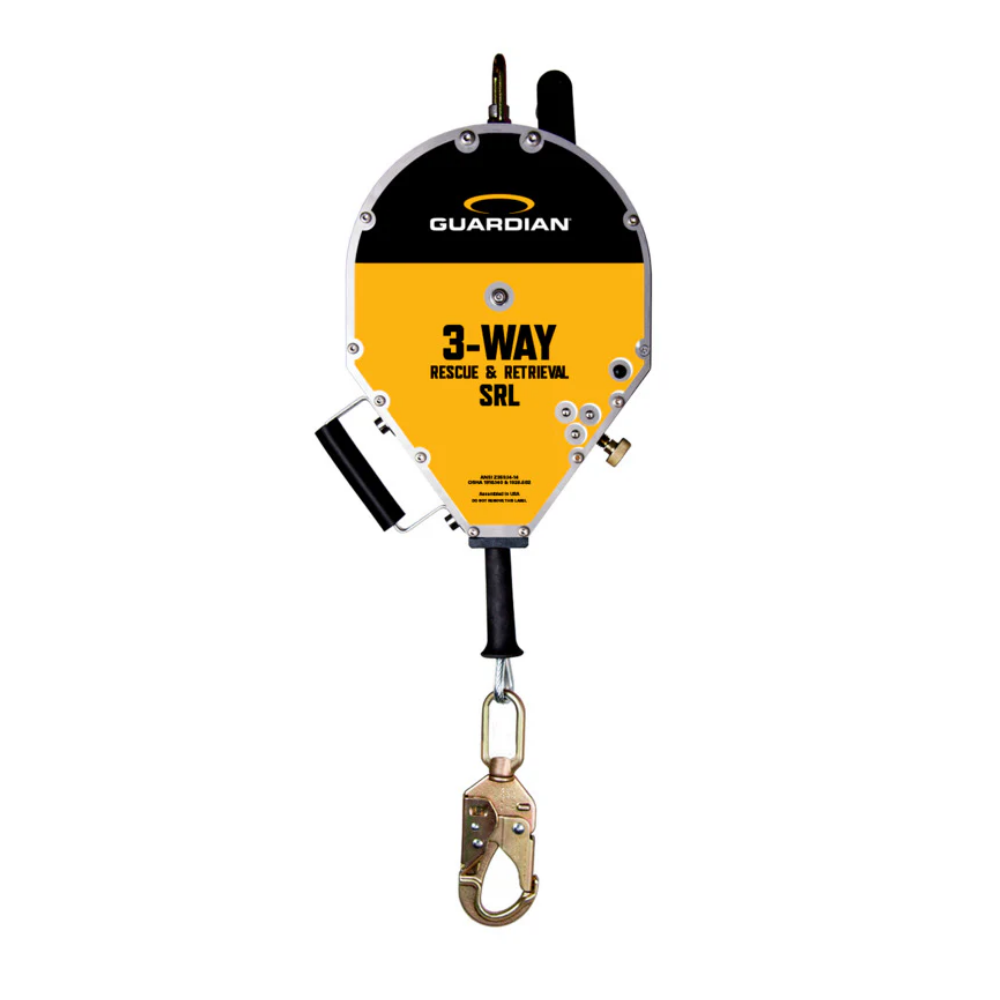LEO 50-foot 3-Way rescue and retrieval SRL self-retracting lifeline for confined space safety
