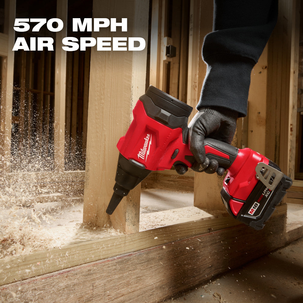 Milwaukee 0887-20 M18 Cordless Brushless Precision Blower (Tool Only)