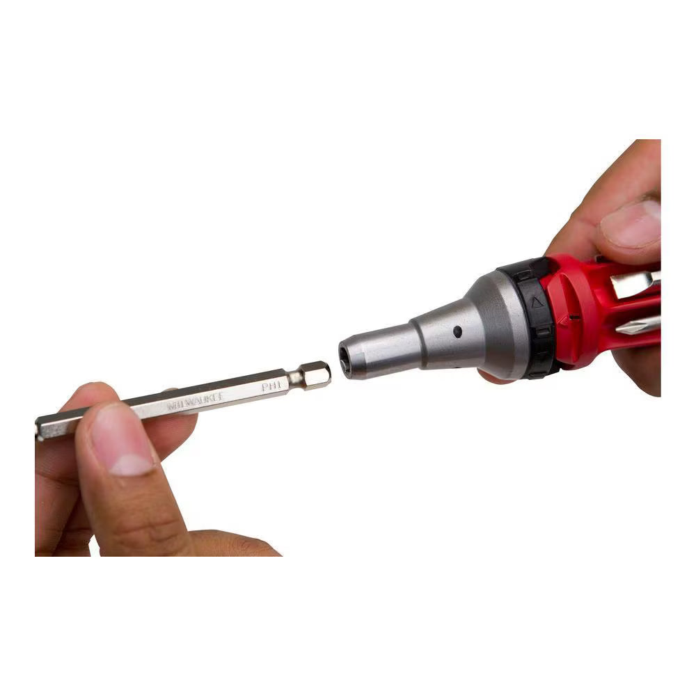 Milwaukee 48-22-2322 Tool 9-in-1 Square Drive Ratcheting Multi-Bit Screwdriver