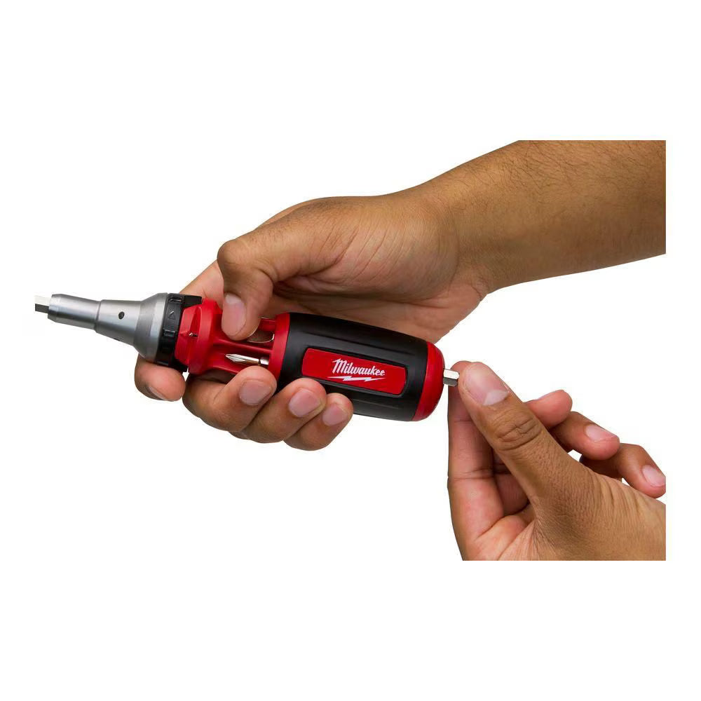 Milwaukee 48-22-2322 Tool 9-in-1 Square Drive Ratcheting Multi-Bit Screwdriver