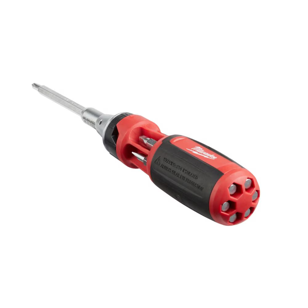 Milwaukee 48-22-2322 Tool 9-in-1 Square Drive Ratcheting Multi-Bit Screwdriver