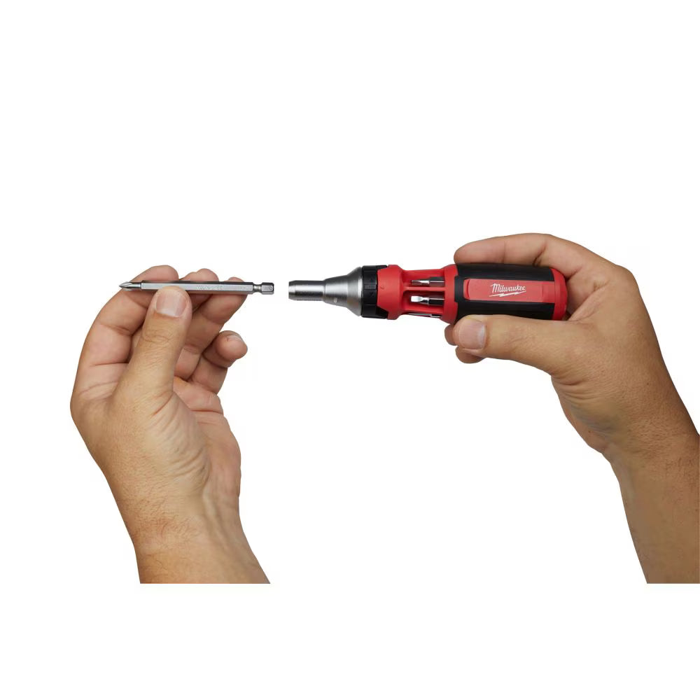 Milwaukee 48-22-2322 Tool 9-in-1 Square Drive Ratcheting Multi-Bit Screwdriver