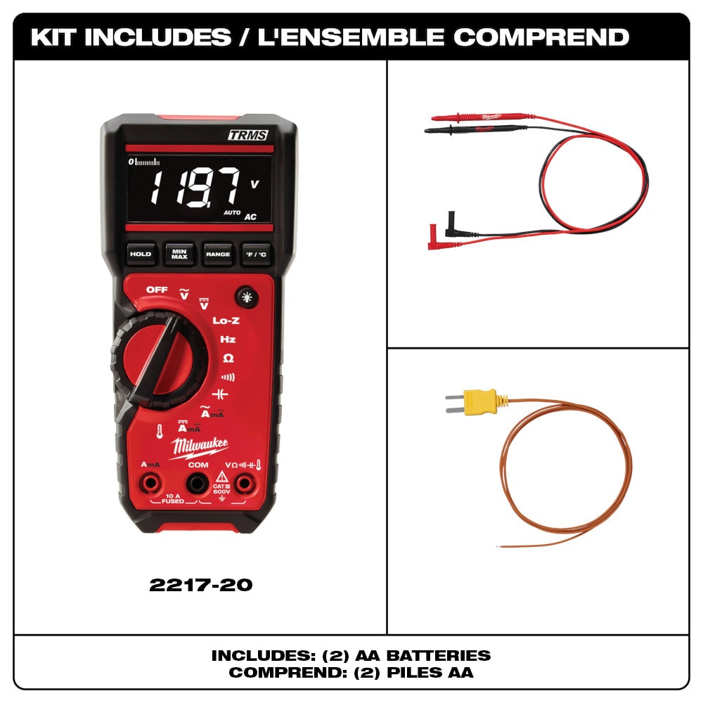 Milwaukee 2217-20 Tool Digital Multimeter