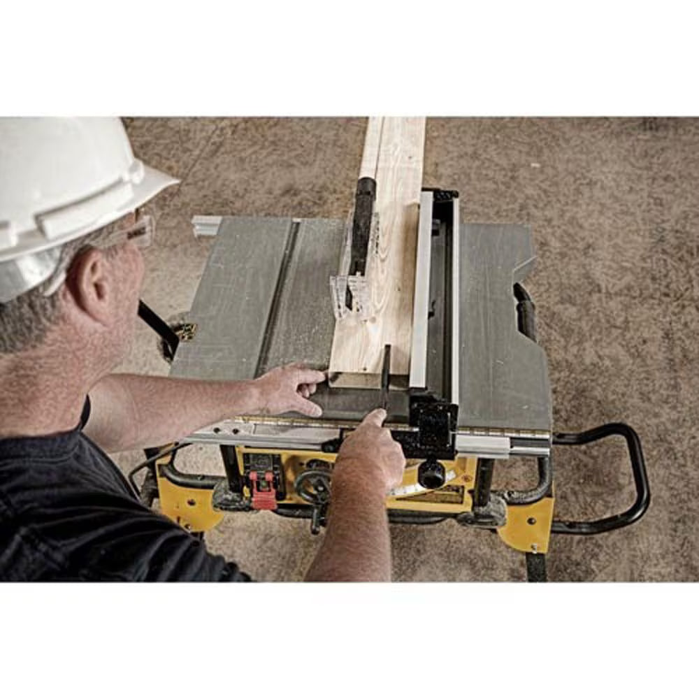 DEWALT DWE7491RS 15 amp Corded 10-inch Portable Table Saw with Rolling Stand