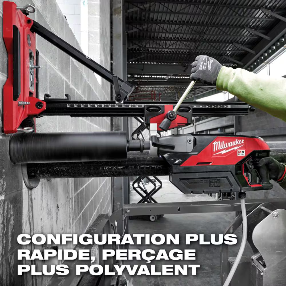 Milwaukee MXF301-2CXS Tool MX FUEL Lithium-Ion Cordless Handheld Core Drill Kit with Stand, (2) Batteries and Charger