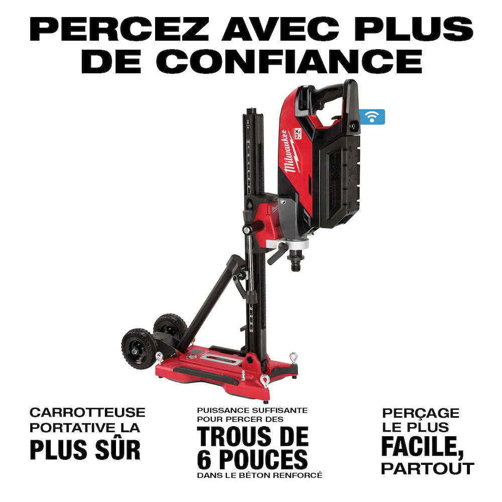 Milwaukee MXF301-2CXS Tool MX FUEL Lithium-Ion Cordless Handheld Core Drill Kit with Stand, (2) Batteries and Charger