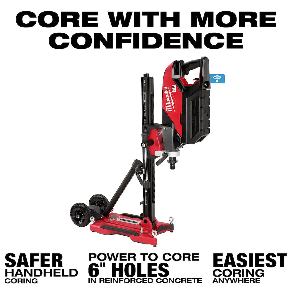 Milwaukee MXF301-2CXS Tool MX FUEL Lithium-Ion Cordless Handheld Core Drill Kit with Stand, (2) Batteries and Charger
