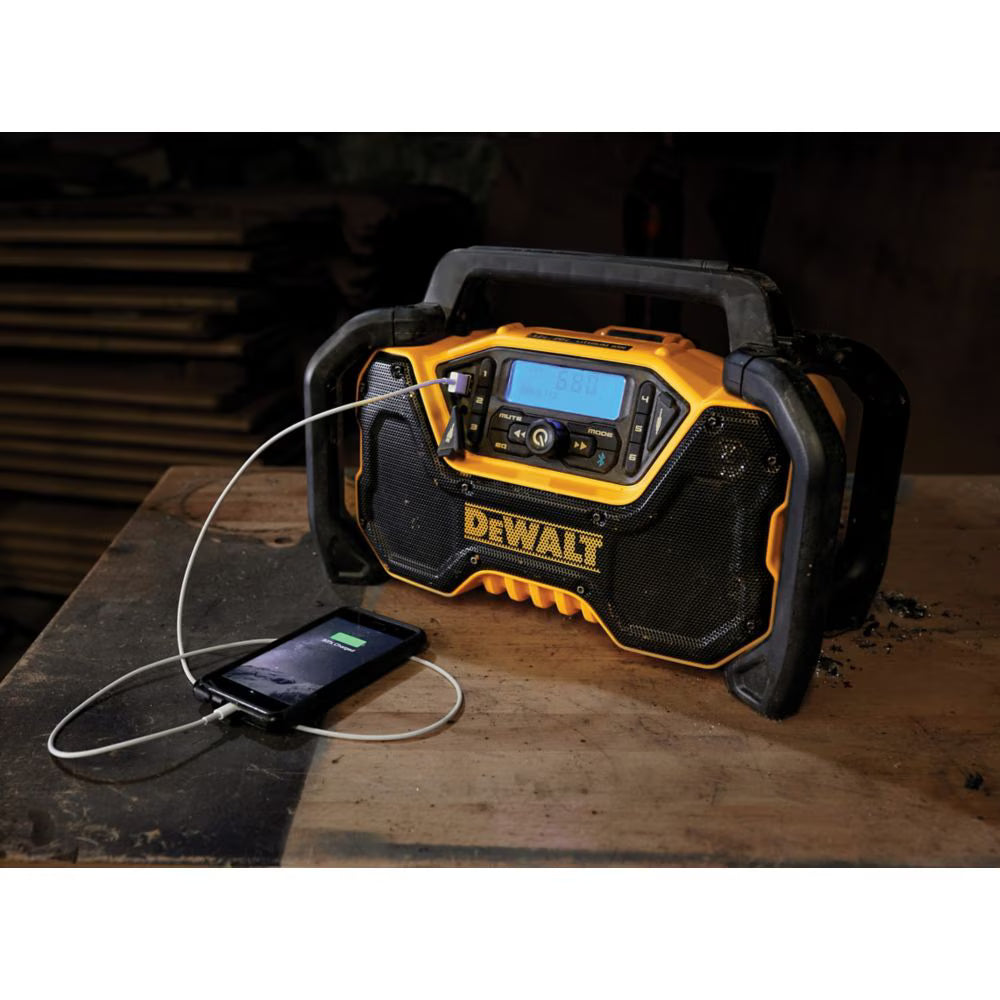 DEWALT DCR028B 20V MAX Lithium-Ion Cordless Compact Bluetooth Radio (Tool Only)