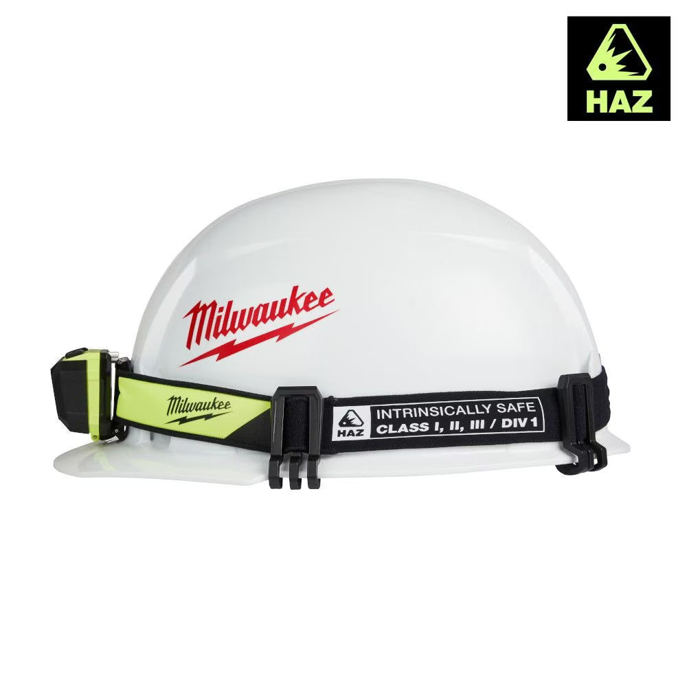 Milwaukee 2004HZL Tool 310 Lumens LED Intrinsically Safe Spot/Flood Headlamp with Batteries