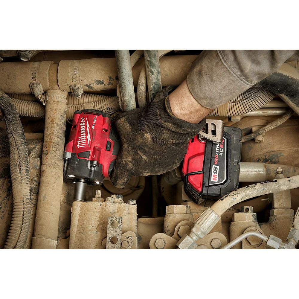 Milwaukee 2854-20 Tool M18 FUEL 18-Volt Lithium-Ion Brushless Cordless 3/8 -inch Compact Impact Wrench with Friction Ring