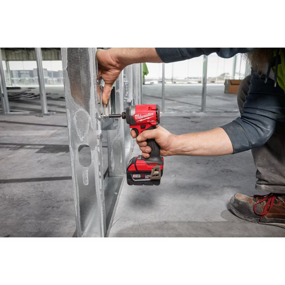 Milwaukee 3697-22CXC Tool M18 FUEL 18V Li-Ion Brushless Cordless Next Generation Hammer Drill Impact Driver Combo Kit (2-Tool)