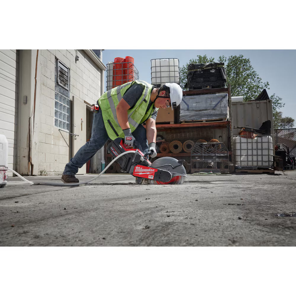 Milwaukee MXF315-2XC Tool MX FUEL Lithium-Ion 14 inch Cordless Cut-Off Saw with RAPIDSTOP Brake Kit 2/ (2) Batteries