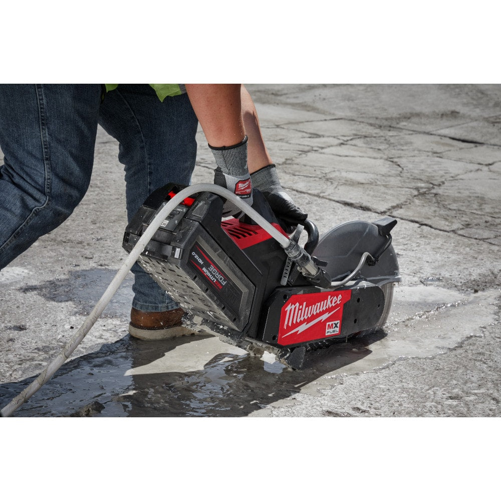 Milwaukee MXF315-2XC Tool MX FUEL Lithium-Ion 14 inch Cordless Cut-Off Saw with RAPIDSTOP Brake Kit 2/ (2) Batteries