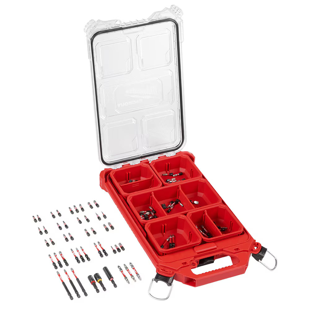 Milwaukee 48-32-5157CAN Tool SHOCKWAVE Impact Duty Driver Bit PACKOUT Set (90 Pieces)