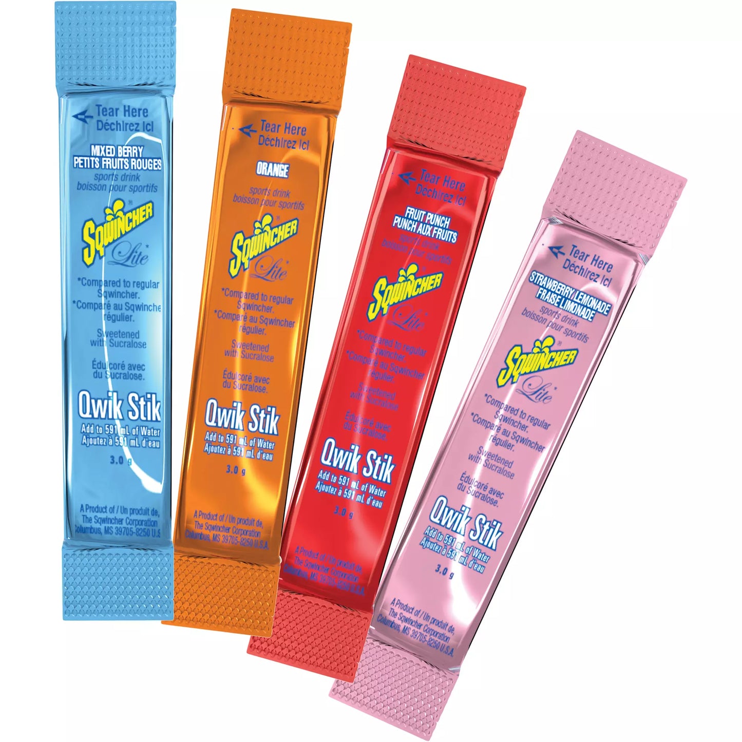 Sqwincher® ZERO® Qwik Stik™ Rehydration Drink, Powder