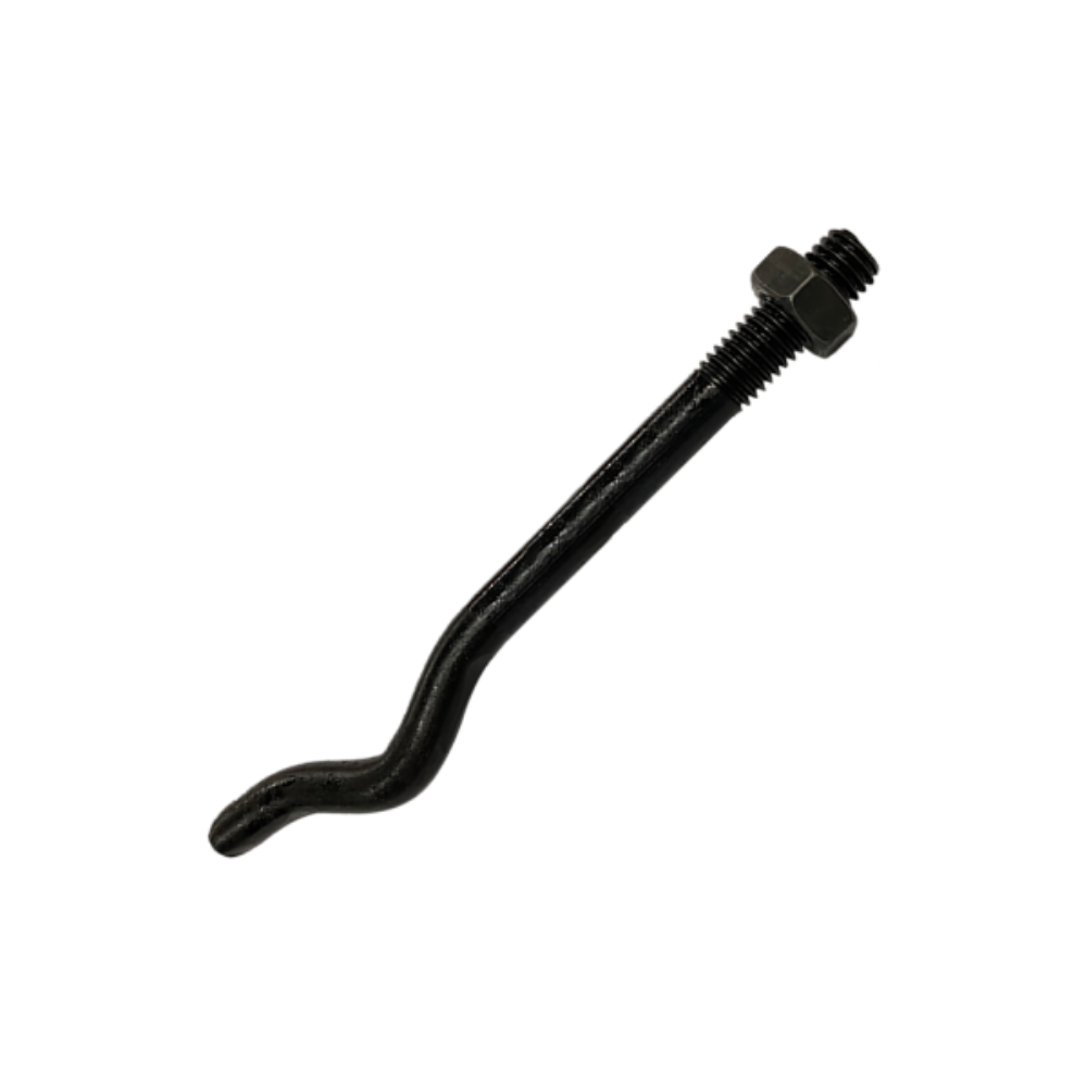Contractor Solutions Crimped Anchor Bolt with Washer & Nut | 5/8" x 10"