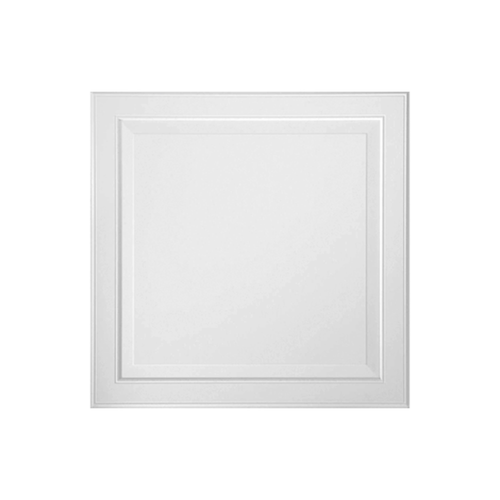 Armstrong ARM1205 24" x 24" x 5/8" Single Raised Panel Tegular Ceiling Tile | White