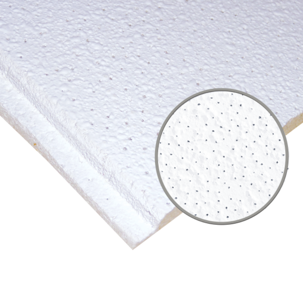 Armstrong ARM266B 24" x 24" x 1/2" White Brighton Tegular Ceiling Tile