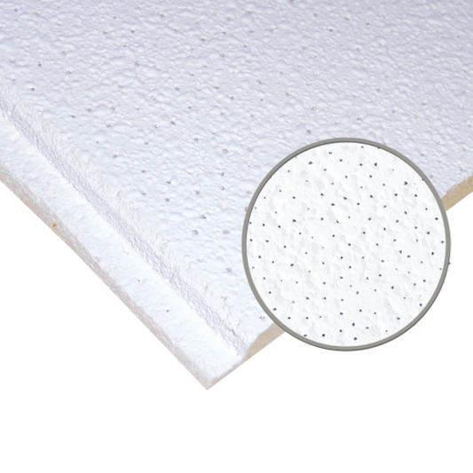 Armstrong ARM934A 24" x 24" x 5/8" White Random Textured Tegular Ceiling Tile