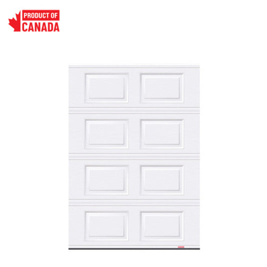 GARAGA Regal N24 5x7 Garage Door Package, White, Classic Panel Design, No Windows