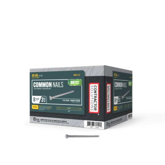 Contractor Solutions 3-1/2" Bright Common Nails