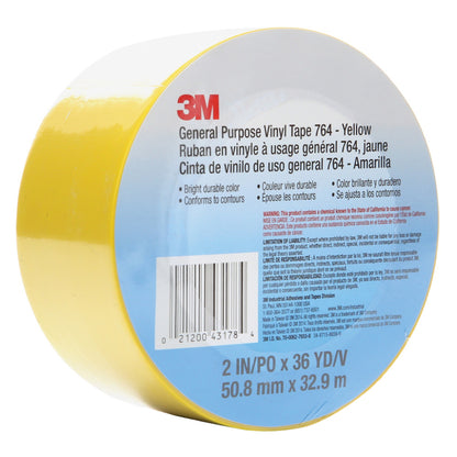 Yellow PVC Lane Marking Tape LMT 96MM x 33M | 6MIL