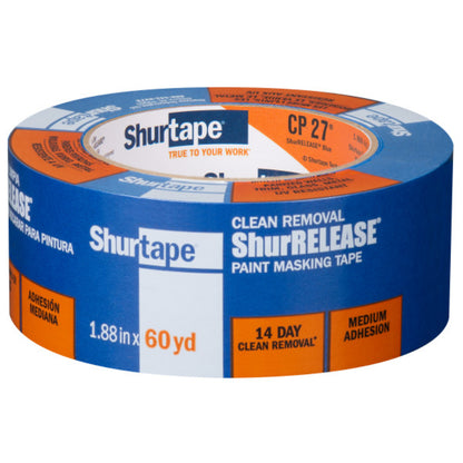 Premium Grade Blue Painter's Masking Tape CP27 | 18 mm x 55 m | 5.7 Mil