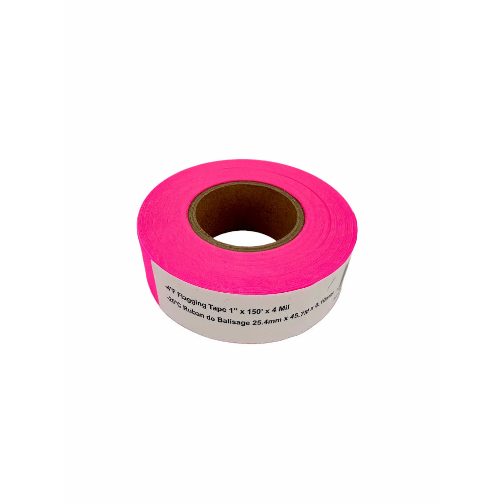 Surveyors Flagging Tape 1" x 150 ft 4 Mil – High-Visibility Marking Tape