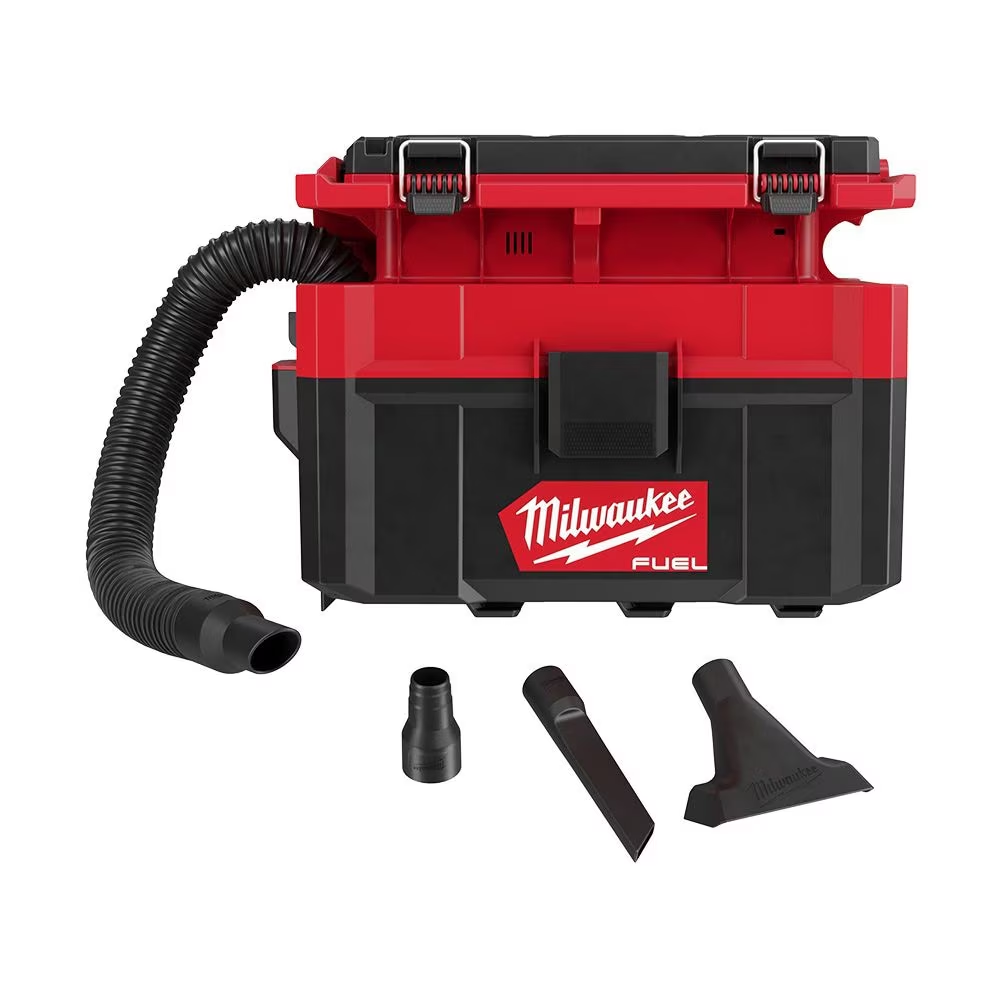 Milwaukee 0970-20 M18 FUEL PACKOUT 18V Lithium-Ion Cordless 2.5 Gal. Wet/Dry Vacuum (Tool-Only)