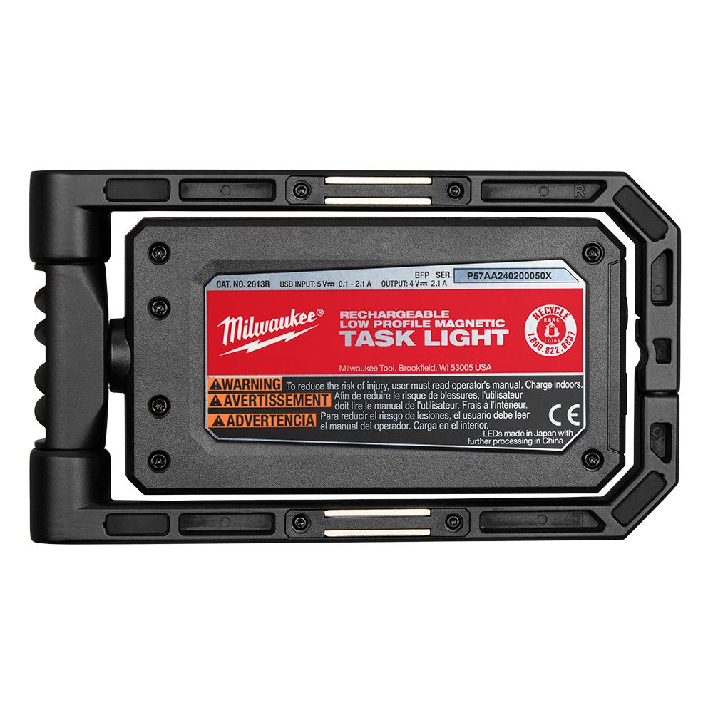 Milwaukee 2013R Tool 500 Lumen USB-C Rechargeable Low-Profile Magnetic Task Light