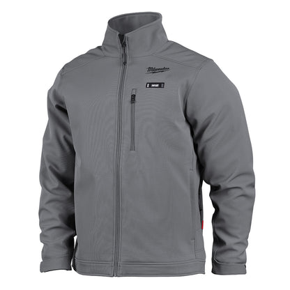 Milwaukee 204G-21L M12 Heated TOUGHSHELL Gray Jacket Kit - Large