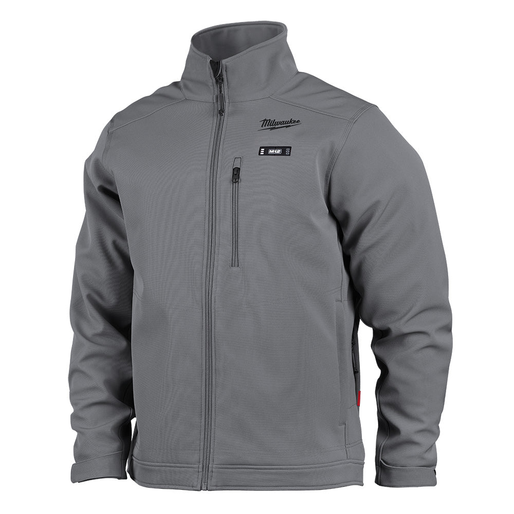 Milwaukee 204G-21XL M12 Heated TOUGHSHELL Gray Jacket Kit - Extra Large