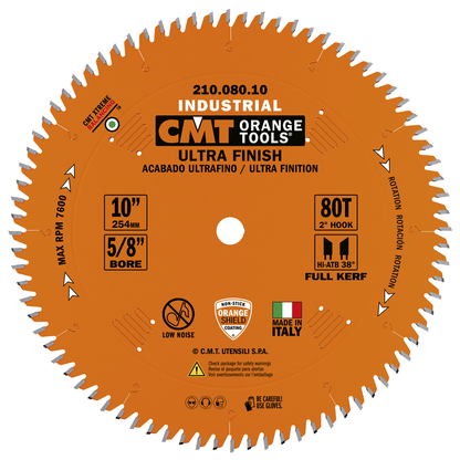 CMT 210.080.10  Melamine/Fine Cut Carbide Saw Blade