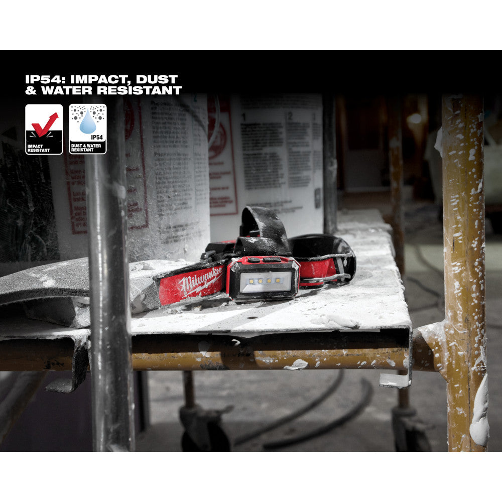Milwaukee 2115-21 REDLITHIUM USB 600 Lumen Low-Profile Headlamp
