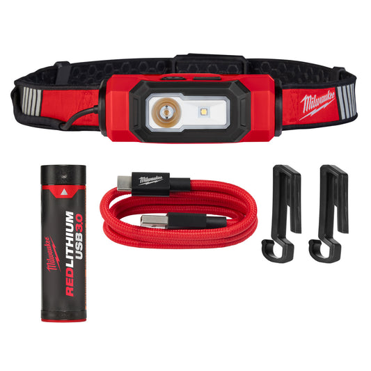 Milwaukee 2116-21 REDLITHIUM USB BEACON 600lm Hard Hat Light
